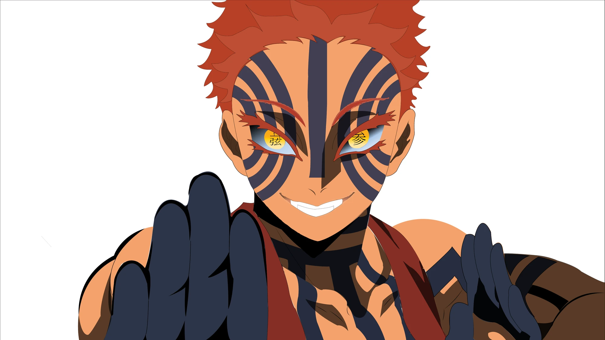 Akaza inspired digital art